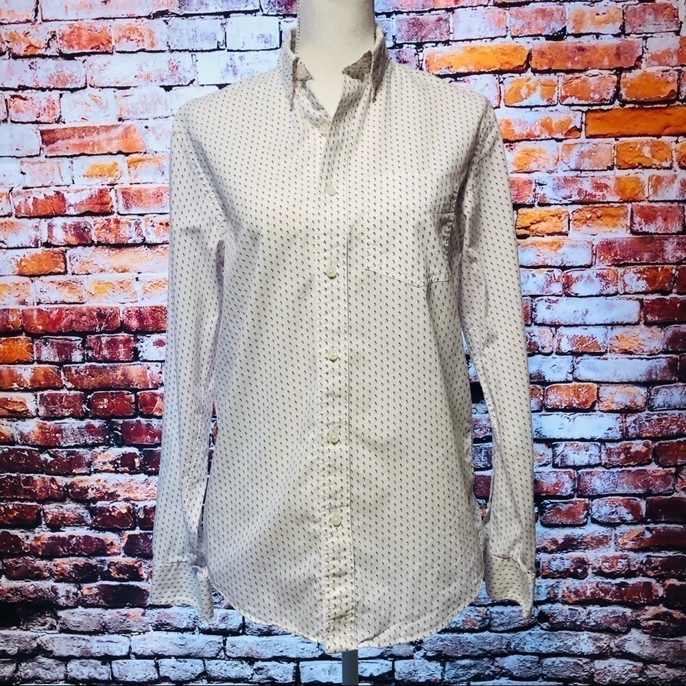 CLUB MONACO WOMENS BUTTONED DOWN SLIM FIT BLOUSE